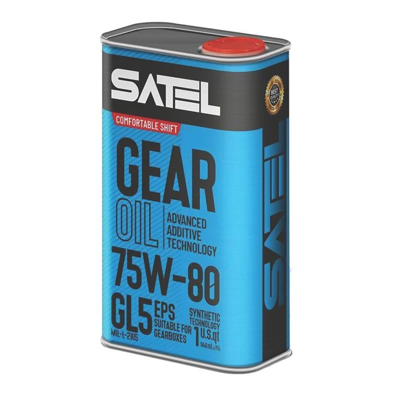 روغن گیربکس ساتل SATEL 75W-80 GL-5 حجم یک لیتر